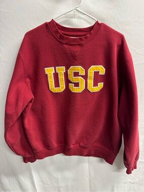 The Heritage Collections USC Crewneck Sweatshirt with Yellow Appliqué - Unisex